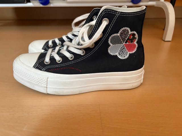 Converse All Star plataforma multicolor