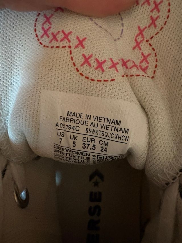 Converse All Star plataforma multicolor