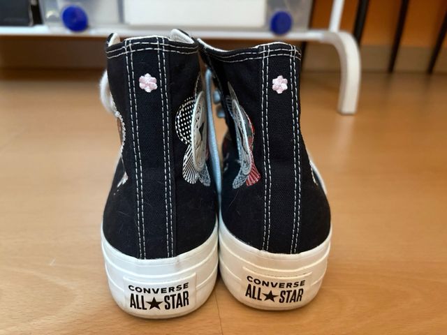 Converse All Star plataforma multicolor