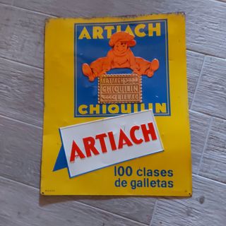 Chapa publicitaria Artiach Chiquilín