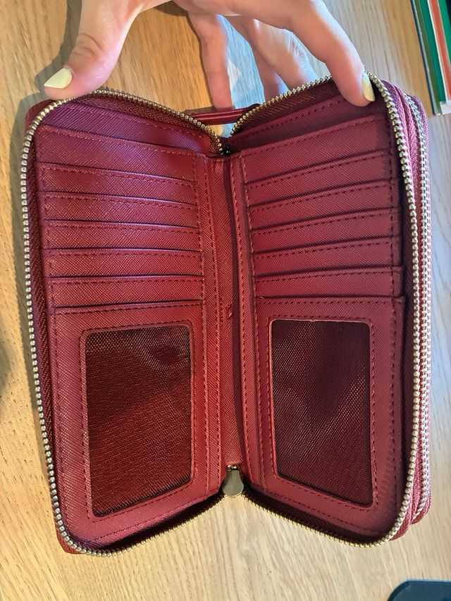 Cartera roja - monedero