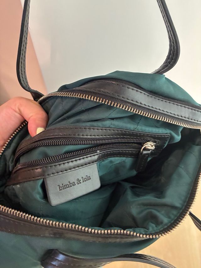 Bolso Bimba y Lola verde oscuro