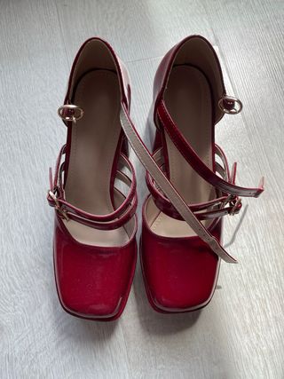 Zapatos rojos tacón - Nuevos