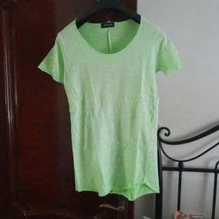 Camiseta Leif Nelson verde lima - Talla S