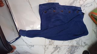 Chaqueta azul marino - Tejido