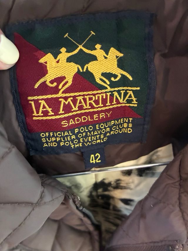 Chaleco La Martina marrón.