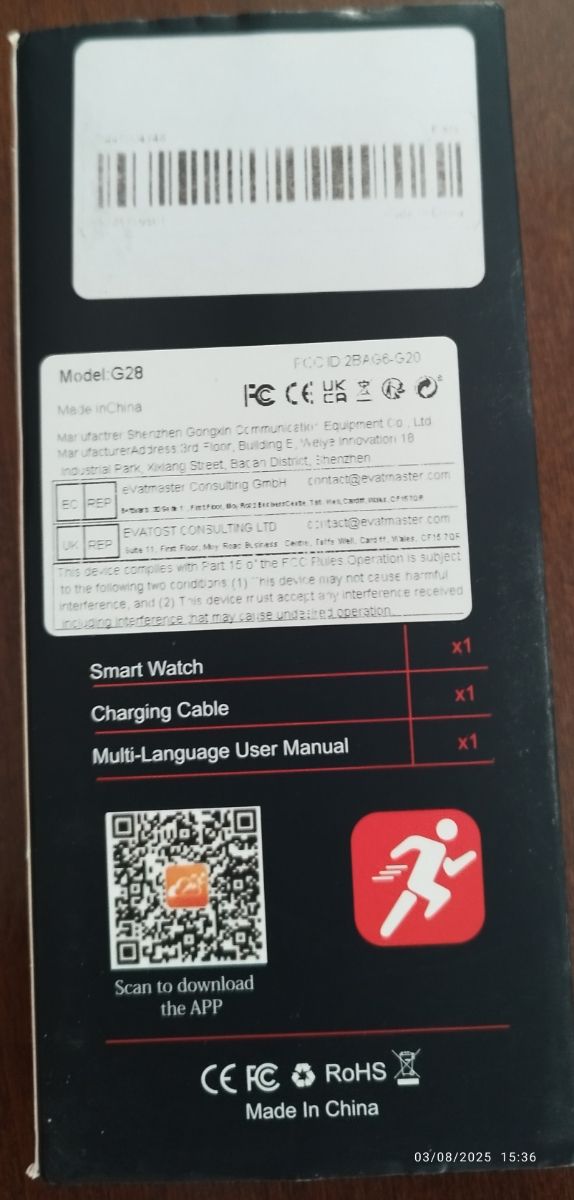 Smartwatch G28 - Orologio Intelligente