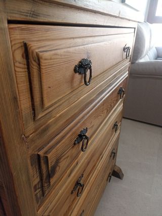 Cajonera madera maciza 5 cajones