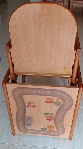 Mesa+silla niño madera infantil