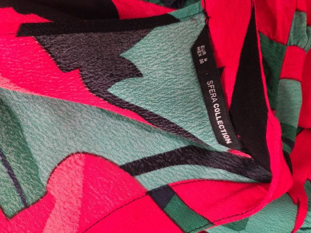 Vestido largo Sfera Colección estampado flores