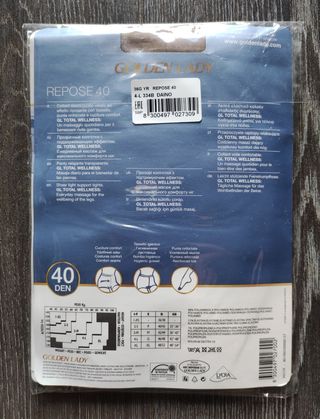 Golden Lady Repose 40 - Calze Beige L