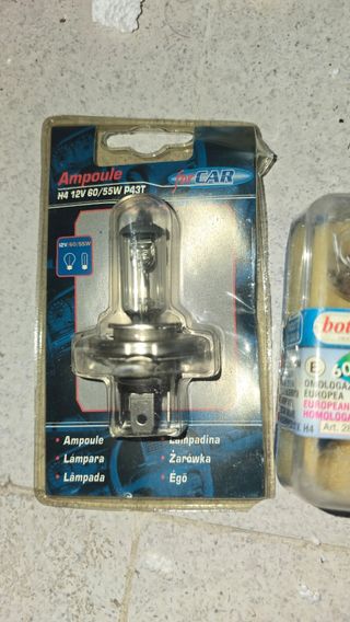 Bombillas H4 12V 60/55W P43t - 2 uds
