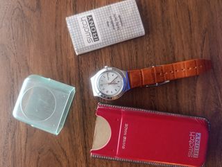 Swatch Irony Chrono - Orologio in pelle