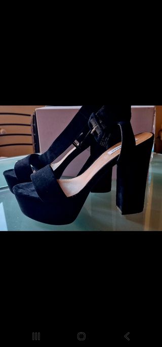 Sandali Steve Madden neri, tacco alto Molto comodi