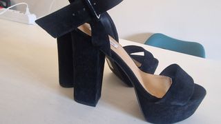 Sandali Steve Madden neri, tacco alto Molto comodi