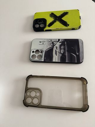 3 Fundas iPhone 13 Pro Max + 3 protectores