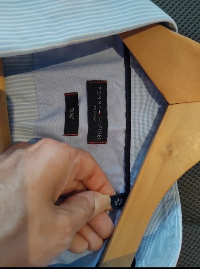 Camisa Tommy Hilfiger azul - L