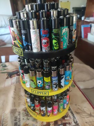 144 Accendini Clipper colorati soggetti vari
