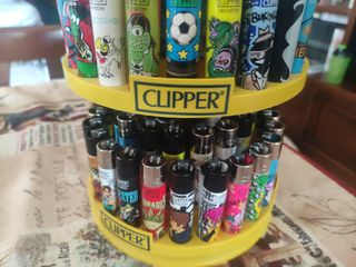 144 Accendini Clipper colorati soggetti vari