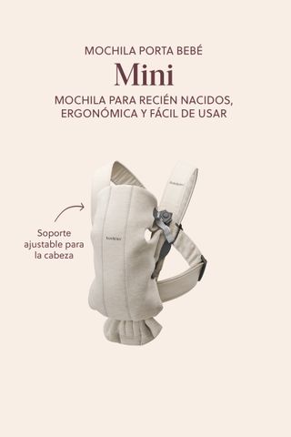 Babybjorn Mini Portabebés - Gris Claro