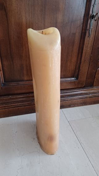 Candela profumata beige