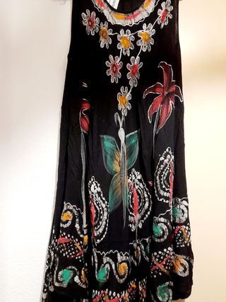 Vestido boho multicolor talla 44-52