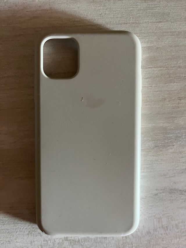 Funda silicona iPhone 11 Gris