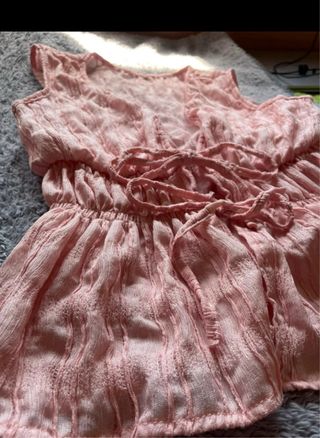 Blusa Rosa c/ Laço - Delicada