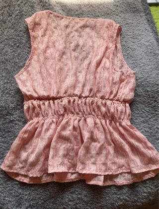 Blusa Rosa c/ Laço - Delicada