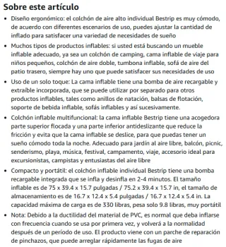 ¡¡-35%!! | Colchón Bestrip Hinchable - Individual