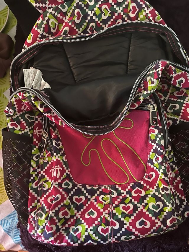 Mochila escolar estampada