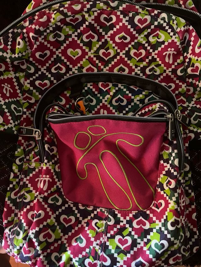 Mochila escolar estampada