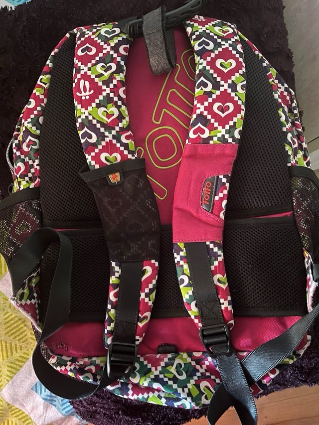 Mochila escolar estampada