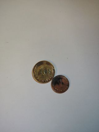 Moneda 10 Pfennig Alemania 1977