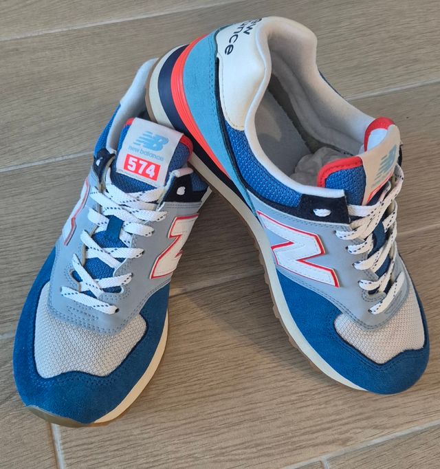 New Balance 574 - Zapatillas Azul Gris