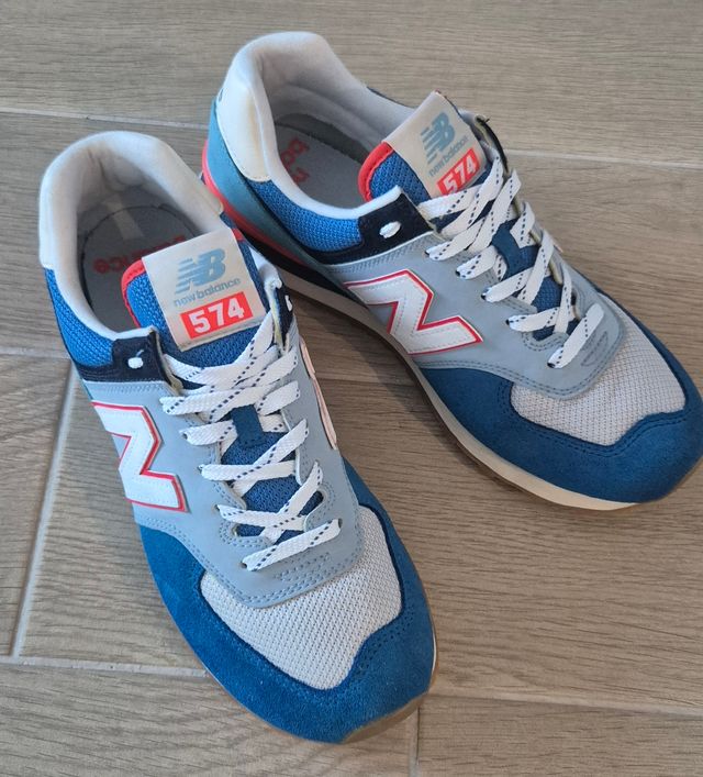 New Balance 574 - Zapatillas Azul Gris