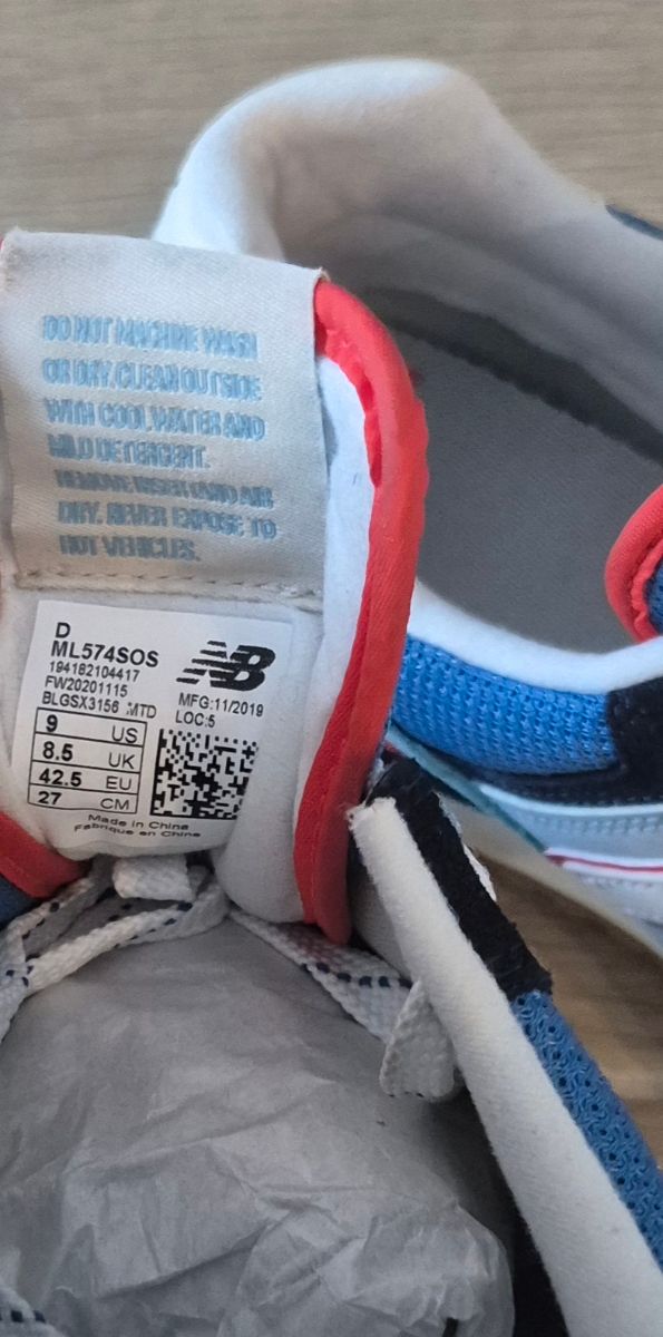 New Balance 574 - Zapatillas Azul Gris