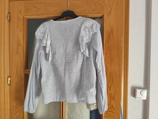 Blusa rayas azules y blancas