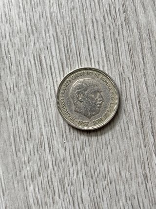 Moneda 5 Ptas España 1957