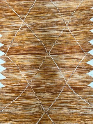 Alfombra kilim bereber 2x3 marrón-beige