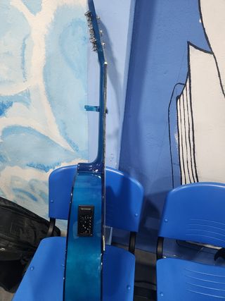 Guitarra Acústica Azul