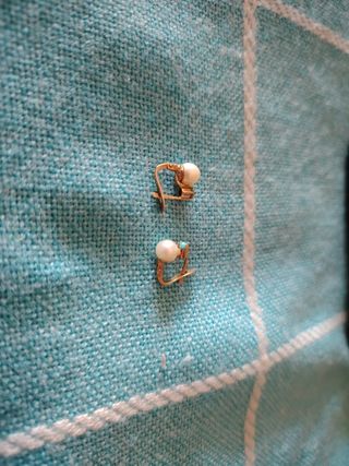 Pendientes oro perla - Joyería