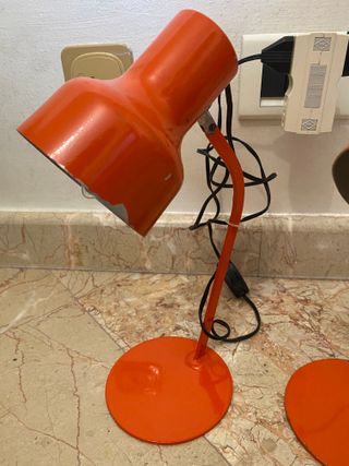 Lampade space age Arancioni Vintage