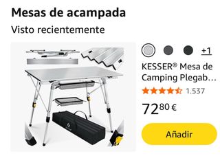 Mesa camping plegable KESSER - 30kg