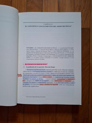 Derecho Penal. Parte General