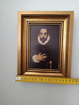 Cuadro antiguo estilo barroco