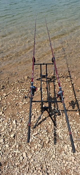 Cañas Pesca Surfcasting Symbios sin carrete!