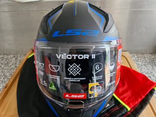 Casco LS2 Vector II Alizer Matt blue