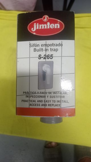 Sifón empotrado Jimten S-265 - Lavadora
