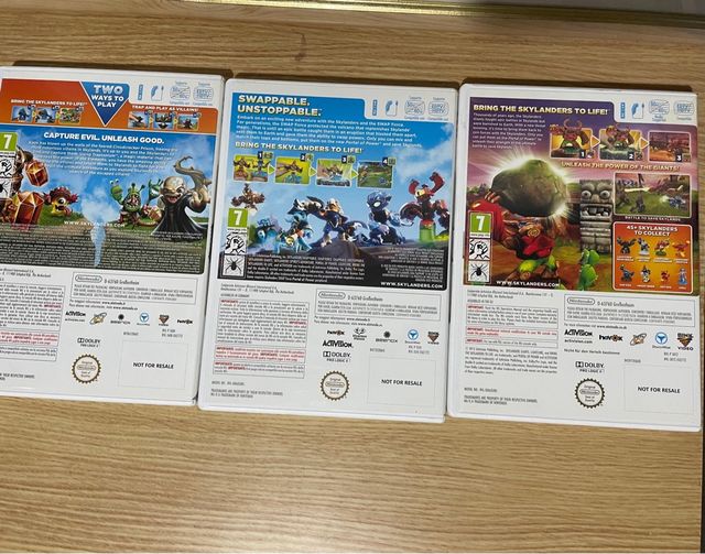 Skylanders Wii - 3 Juegos